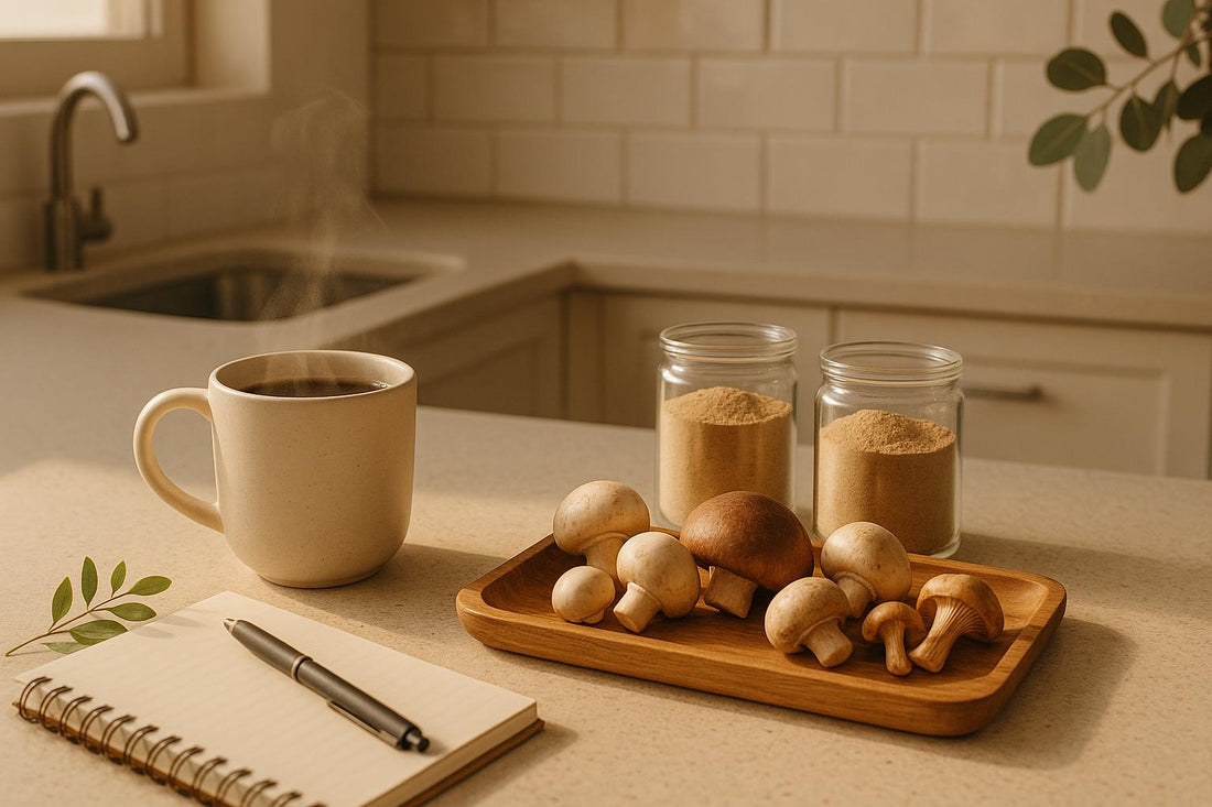 Morning Mushroom Routine: 8-Point Wellness Checklist - Brain Wave