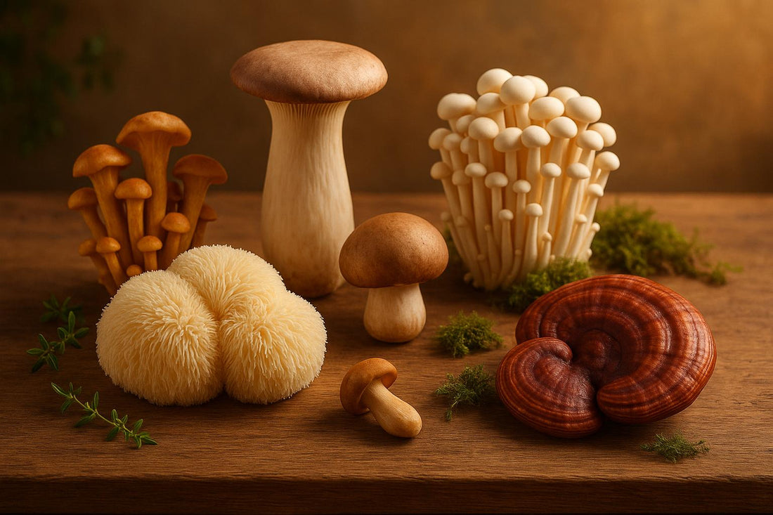 Top 6 Mushrooms for Stress Management - Brain Wave