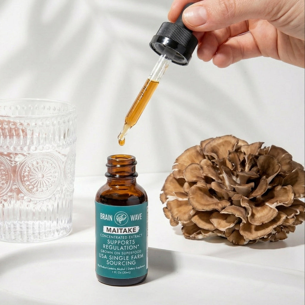 Maitake Mushroom Tincture | Cellular Regulation - Brain Wave