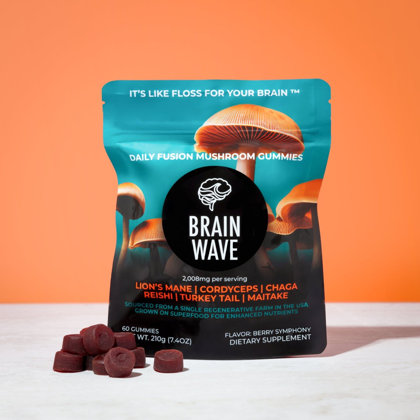 Superfood Mushroom Gummies 50% OFF - Brain Wave