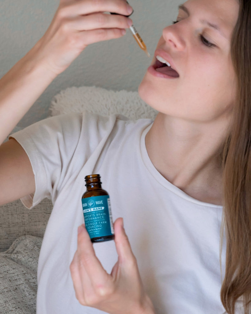 Turkey Tail Dual Extract Tincture | Gut + Immune - Brain Wave